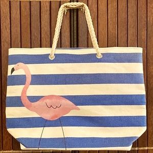 FLAMINGO 🦩 ROPE TOTE BAG
